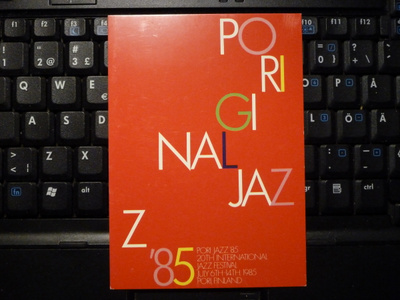 PORI JAZZ *85 postikortti painettu 1984. Aito.
