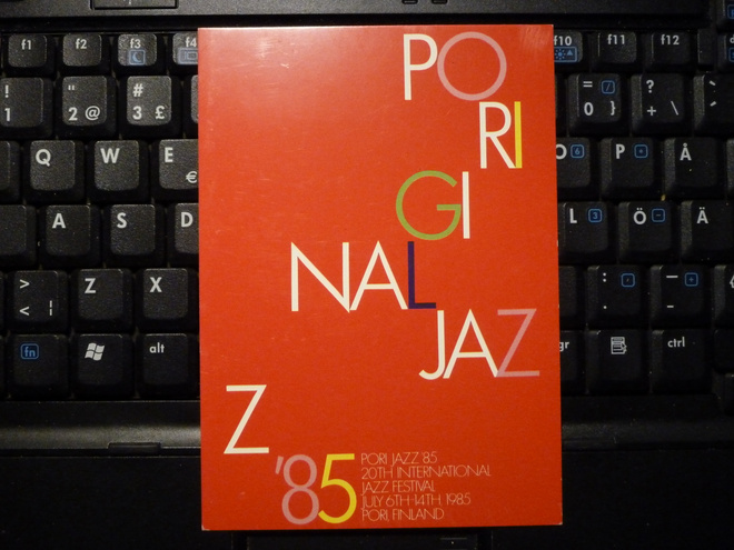 PORI JAZZ *85 postikortti painettu 1984. Aito.