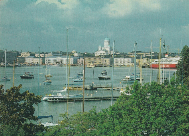 LAIVAKORTTI - VIKING LINEN ALUS ETELÄSATAMASSA