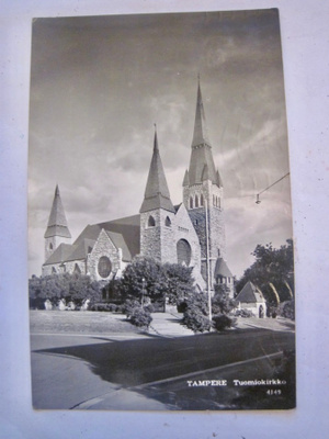 VANHA Postikortti Tampere 1962