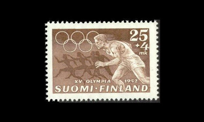 406 ** XV Olympia 25+4mk (1952)