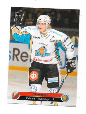 2008-09 CardSet #318 Olli Julkunen , Pelicans