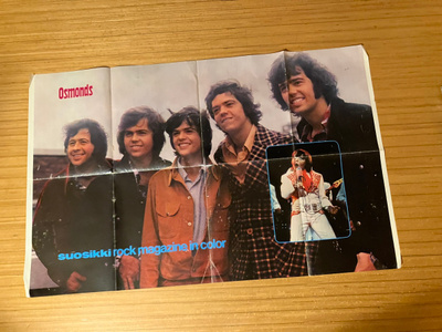 SUOSIKKI JULISTE OSMONDS HYVÄ