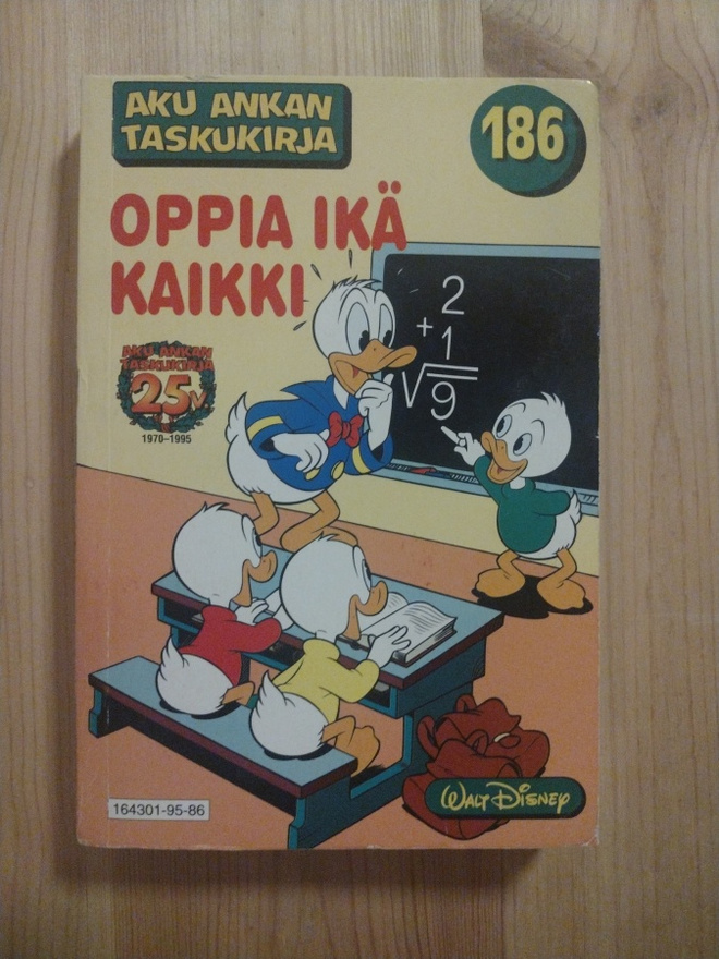 Aku ankan taskukirja 186 oppia ikä kaikki