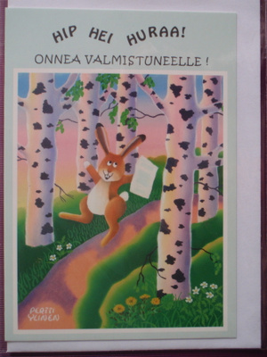 Pertti Ylinen pupu koivikossa tk plus kuori