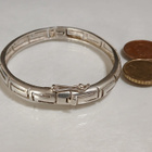 Kreikkalainen Hopea Greek Key rannerengas 925 - pikkukuva 4