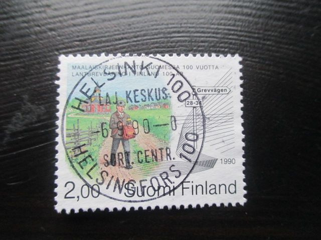 Maalaiskirjeenkanto Suomessa 100 vuotta 1990