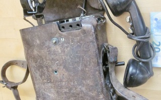 VANHA Kenttäpuhelin USA US-Army Signal Corps EE-8-B