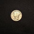 Usa Mercury Dime 1937 Hopeaa - pikkukuva 1