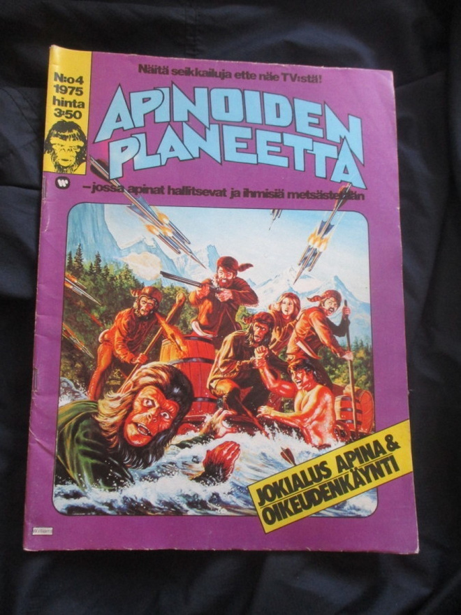 APINOIDEN PLANEETTA 4 / 1975 ( sarjakuvalehti !
