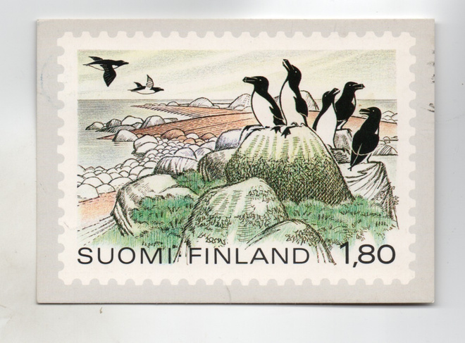 Postimerkkikortti:  Suomenlahden kansallispuisto