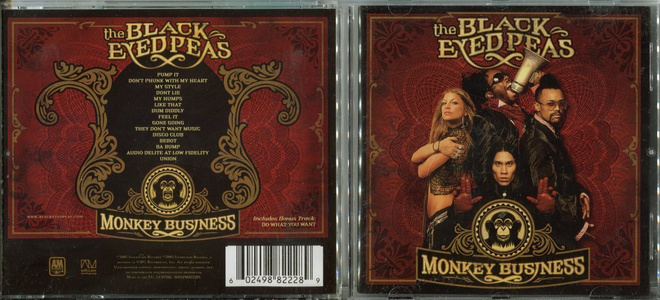 THE BALCK EYED PEAS . CD-LEVY . MONKEY BUSINESS