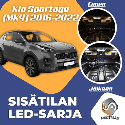 Kia Sportage (QL) Sisätilan LED-sarja 9-osainen