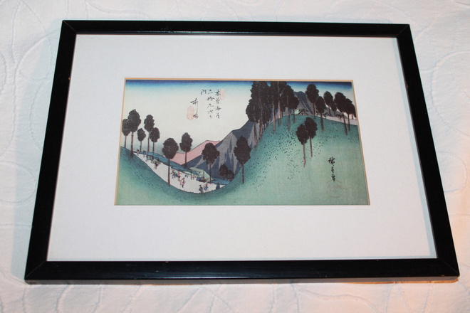 Japanilainen puupiirros Hiroshige
