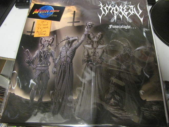 IMPIETY - FUNERALIGHT LP UUSINTAPAINOS PUOLA UUSI