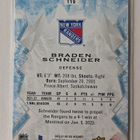 Braden Schneider 2022-23 Ice Rookie Green - pikkukuva 2