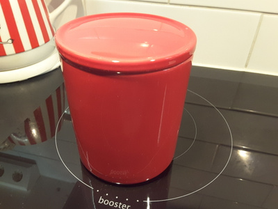 Iittala Teema punainen purkki