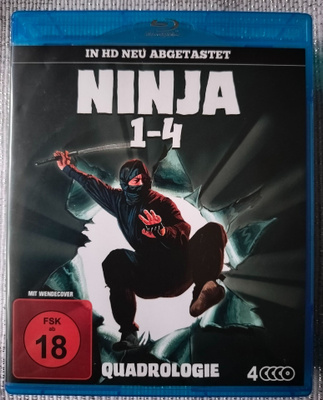 Ninja 1-4 (Quadrologia) blu-rayx4