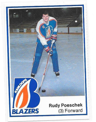 Kamloops Blazers #3 Rudy Poeschek farmi Gooni