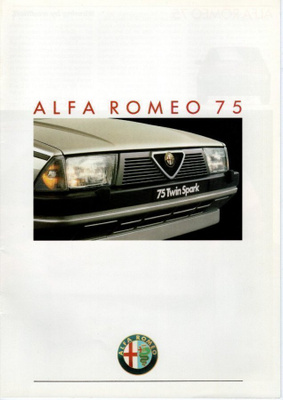 Alfa Romeo 75 -esite, 1988