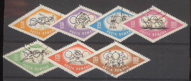 Olympia - Tokio 1964  Romania Mi 2309-15 o