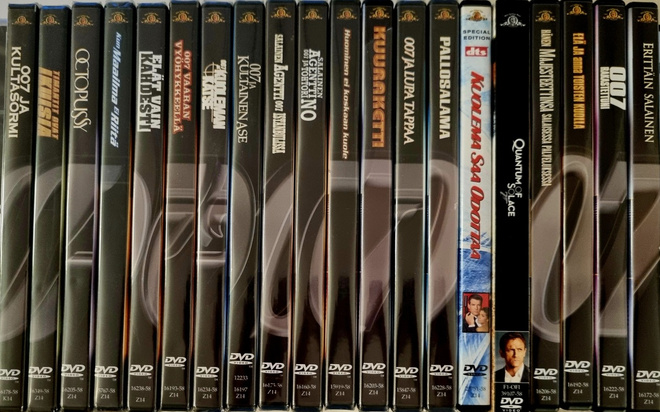 20 KPL JAMES BOND 007 -LEFFOJA DVD