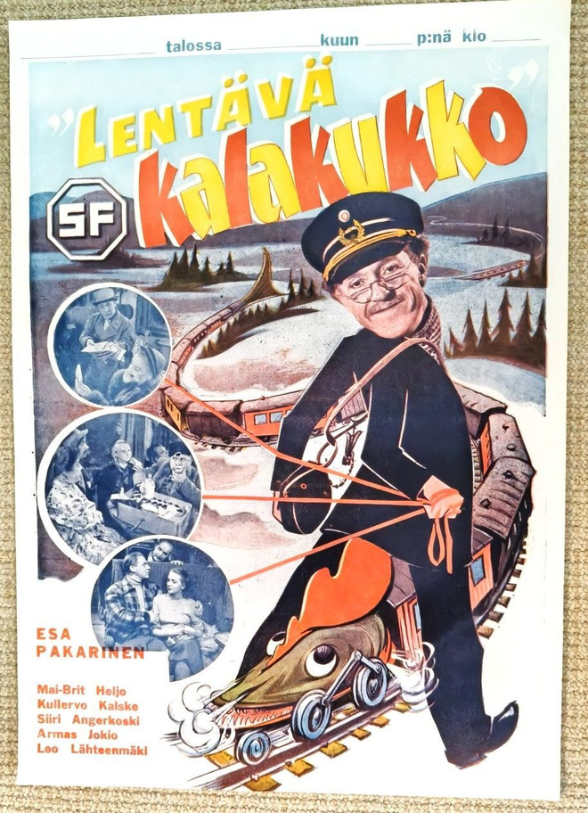 Lentävä kalakukko -elokuvajuliste