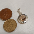 Kotimainen Design Hopea kivi riipus KI 925 - pikkukuva 3