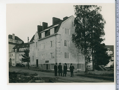 Helsinki Munkkiniemi solubetonirakennus 1925 Eric Sunström