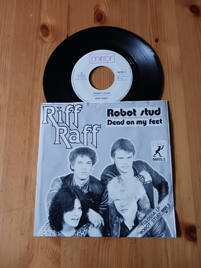 Riff Raff – Robot Stud 7" ps orig 1982 Suomi Heavy nm