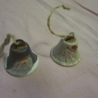 2 metallista Joulukelloa / ripustettavia - pikkukuva 1