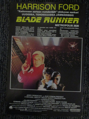 Blade Runner - Metropolis 2020 (1982) - vanha elokuvajuliste