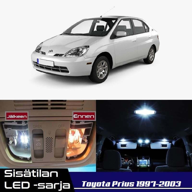 Toyota Prius (XW10) Sisätilan LED-sarja 6-osainen