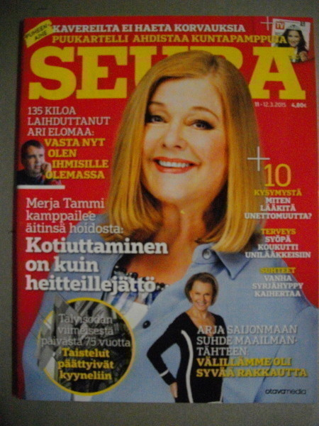 Seura lehti Nro 11/2015 (14.3)