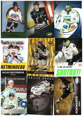 9 x OULUN KÄRPÄT Erikois Ym. Kortteja