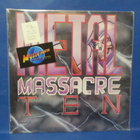 METAL MASSACRE - TEN EX+/EX+ UK -90 LP - pikkukuva 1