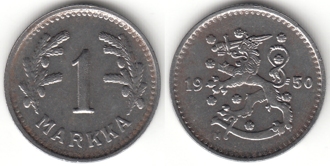 1 mk 1950 fe, tasalatva