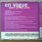 En Vogue - Don´t Let Go (Love) CDS - pikkukuva 2