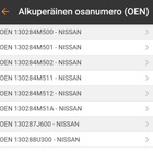 Nissan Primera P12 jakoketju tiivisteillä ja hammaspyörillä - pikkukuva 3