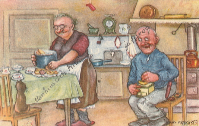 VANHA POSTIKORTTI - (PK-1) (no13)