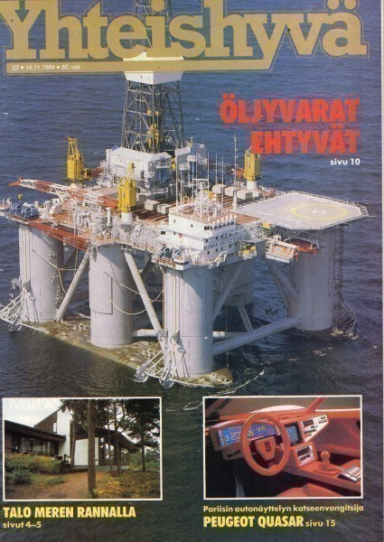 Yhteishyvä n:o 22 1984 Jörn Donner. Käsityöt. Porkkalanniemi