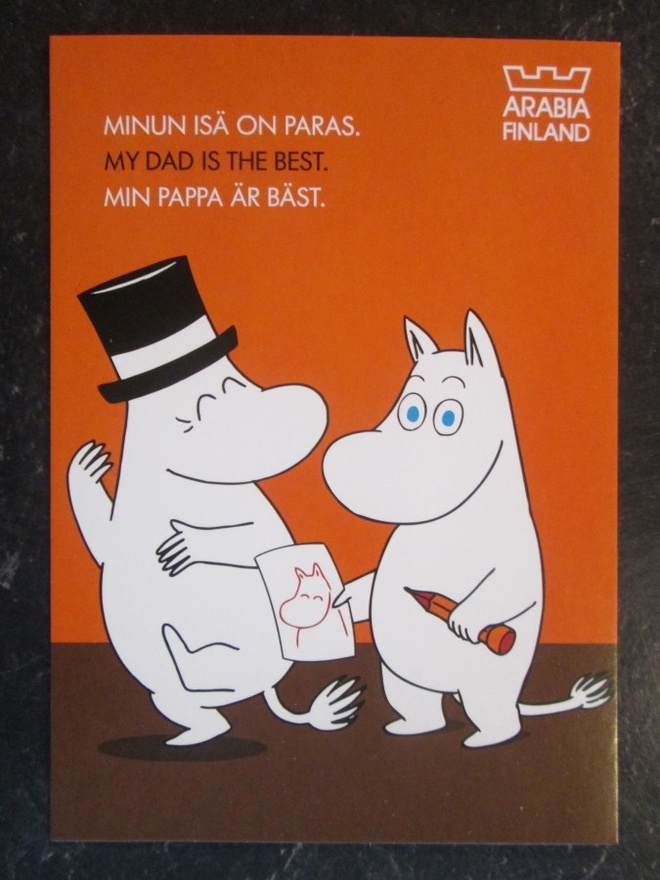 KULKEMATON MINUN ISÄ ON PARAS MUUMIKORTTI ISÄNPÄIVÄ