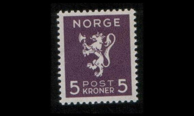Norja 210 ** Leijona 5 kr (1940)