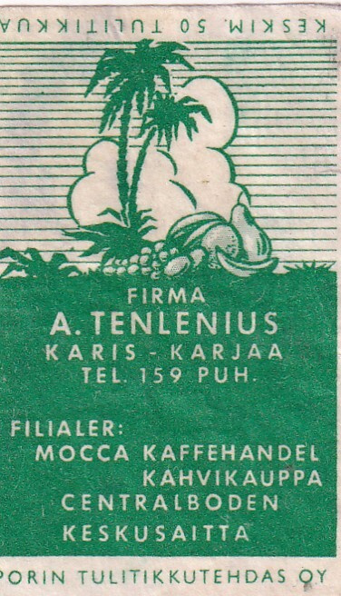Karis - Karjaa, A. Tenlenius  ,  e59