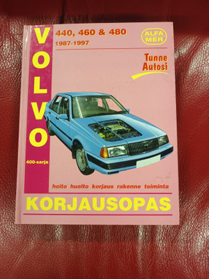 Volvo 440/ 460/ 480 suomenkielinen korjaus- ja huolto-opas