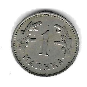 1937 1 MARKAN KOLIKKO KÄYTETTY