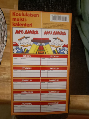 Koululaisen muistikalenteri