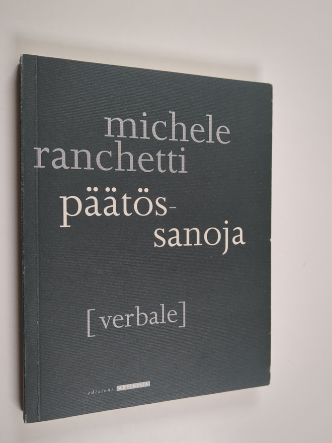 Michele Ranchetti : Päätössanoja