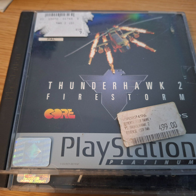PS1 Thunderhawk 2 Firestorm CIB, saksankielinen