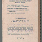YRJÖ RAUANHEIMO JÄÄTYNYT MIES 1.p 1948 kuvitettu - pikkukuva 2